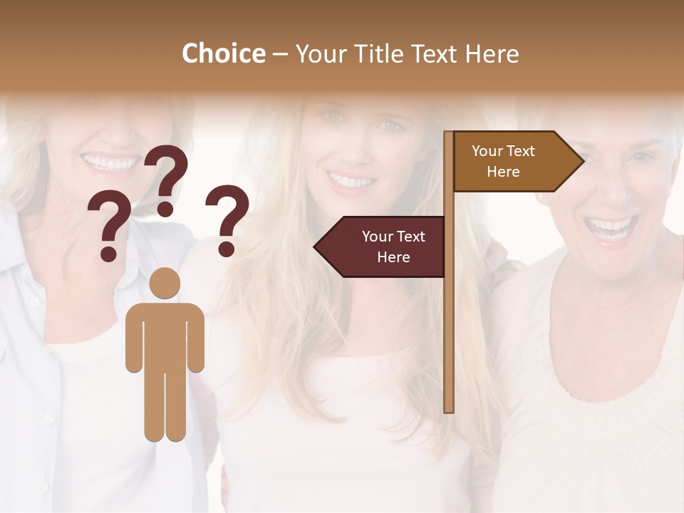 Togetherness Portrait Casual PowerPoint Template