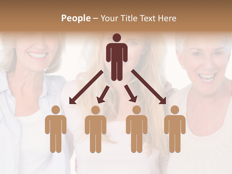 Togetherness Portrait Casual PowerPoint Template