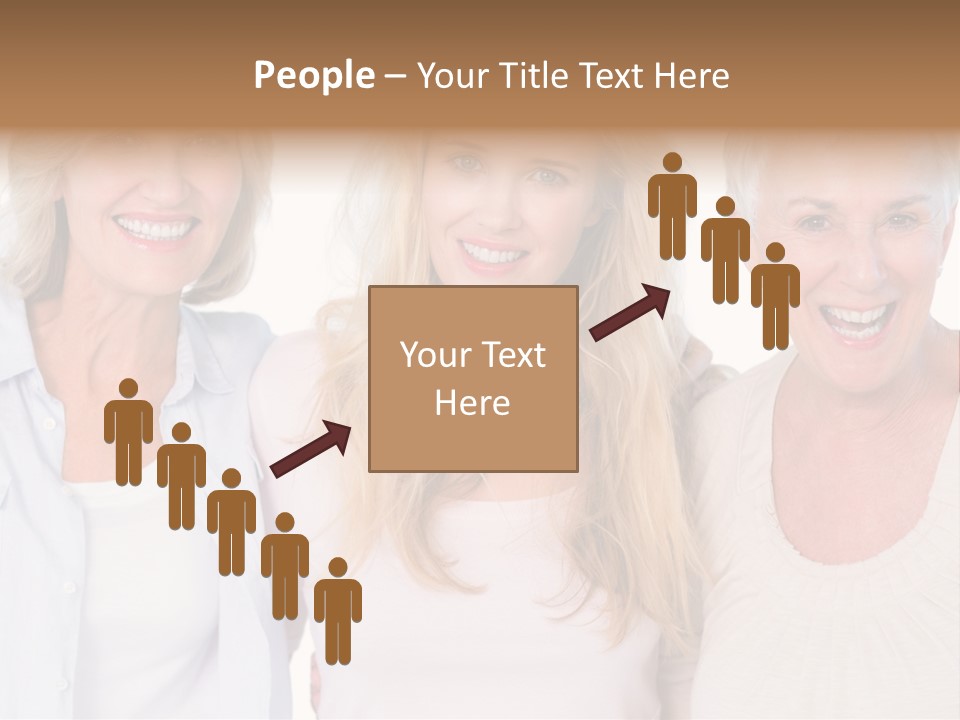 Togetherness Portrait Casual PowerPoint Template
