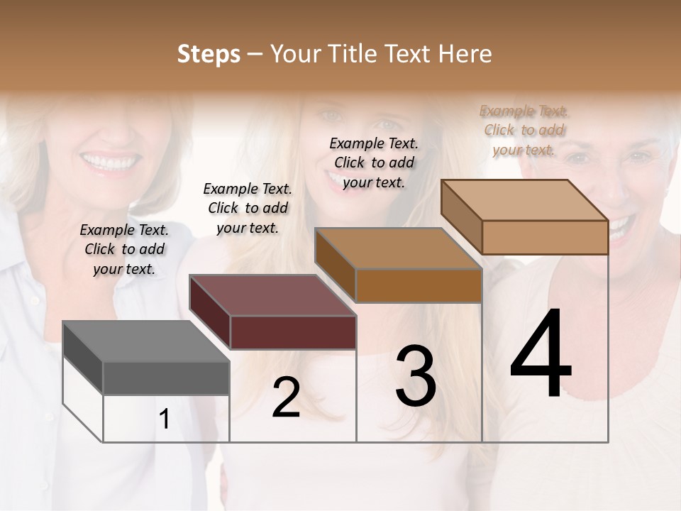 Togetherness Portrait Casual PowerPoint Template