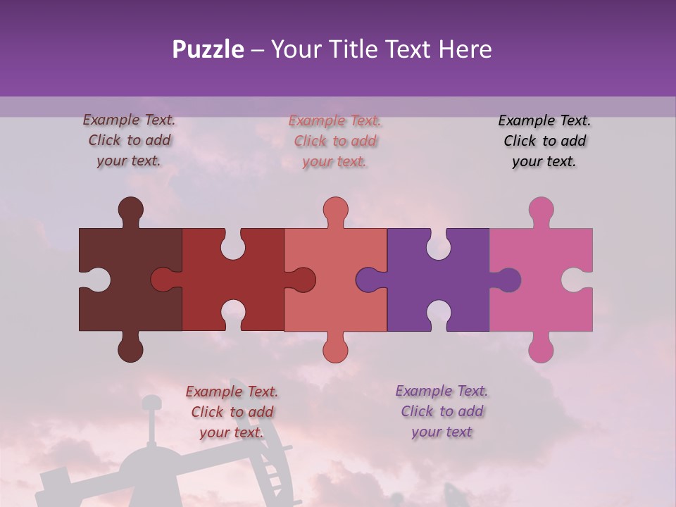 Derrick Energy Plant PowerPoint Template