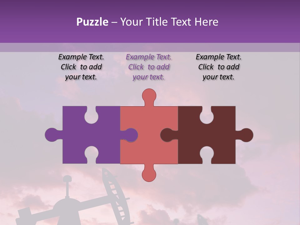 Derrick Energy Plant PowerPoint Template