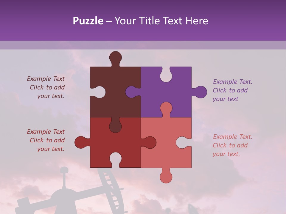 Derrick Energy Plant PowerPoint Template