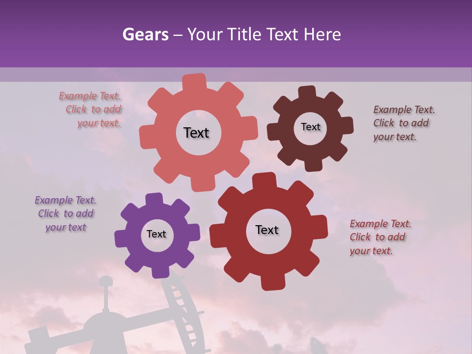 Derrick Energy Plant PowerPoint Template