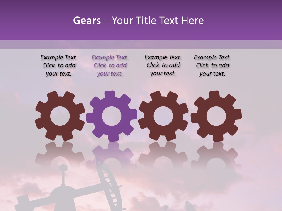 Derrick Energy Plant PowerPoint Template