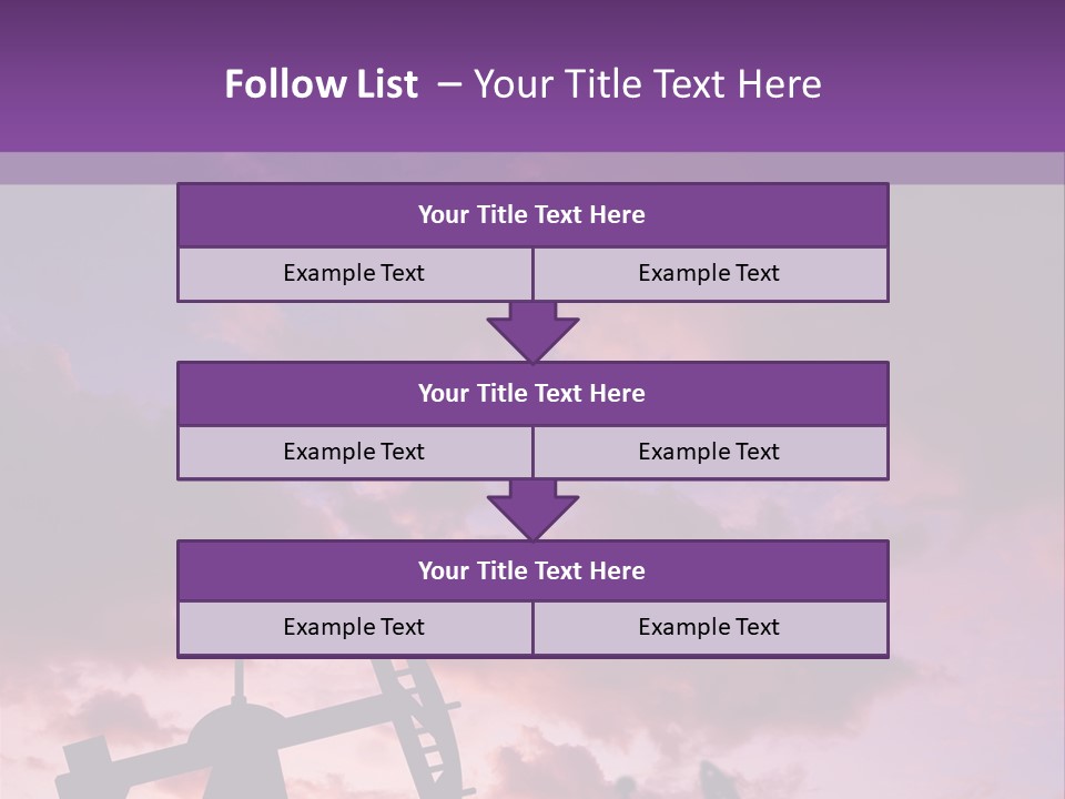 Derrick Energy Plant PowerPoint Template