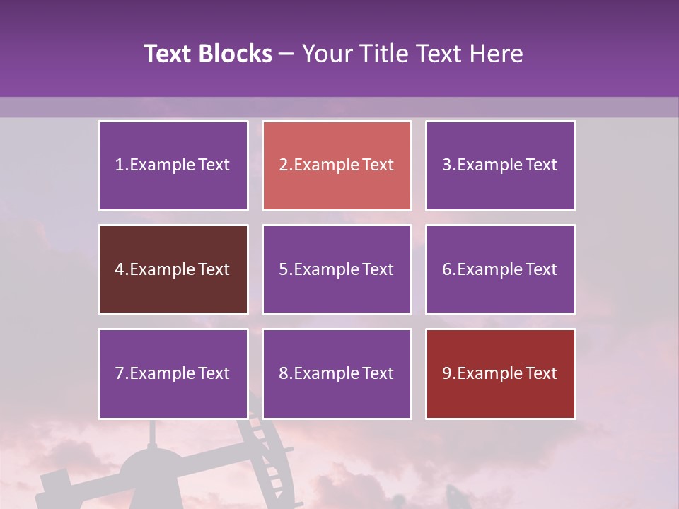 Derrick Energy Plant PowerPoint Template