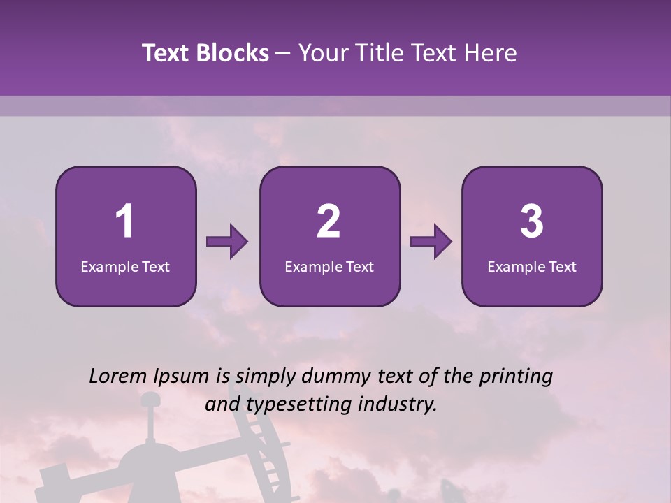 Derrick Energy Plant PowerPoint Template