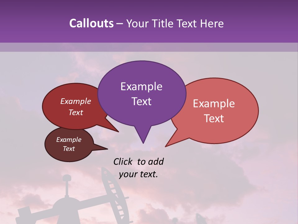 Derrick Energy Plant PowerPoint Template