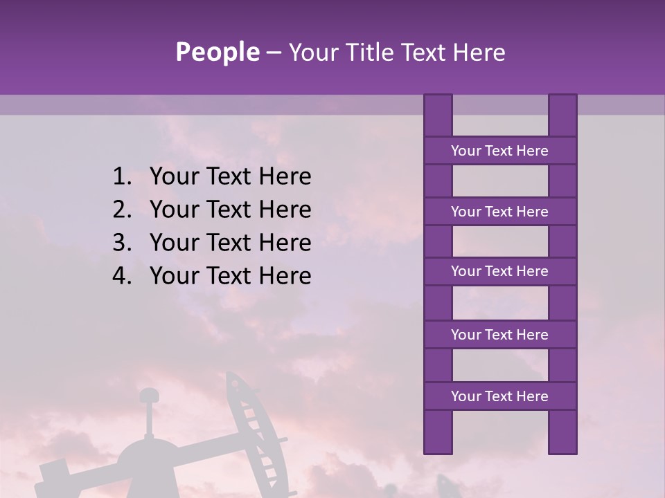 Derrick Energy Plant PowerPoint Template