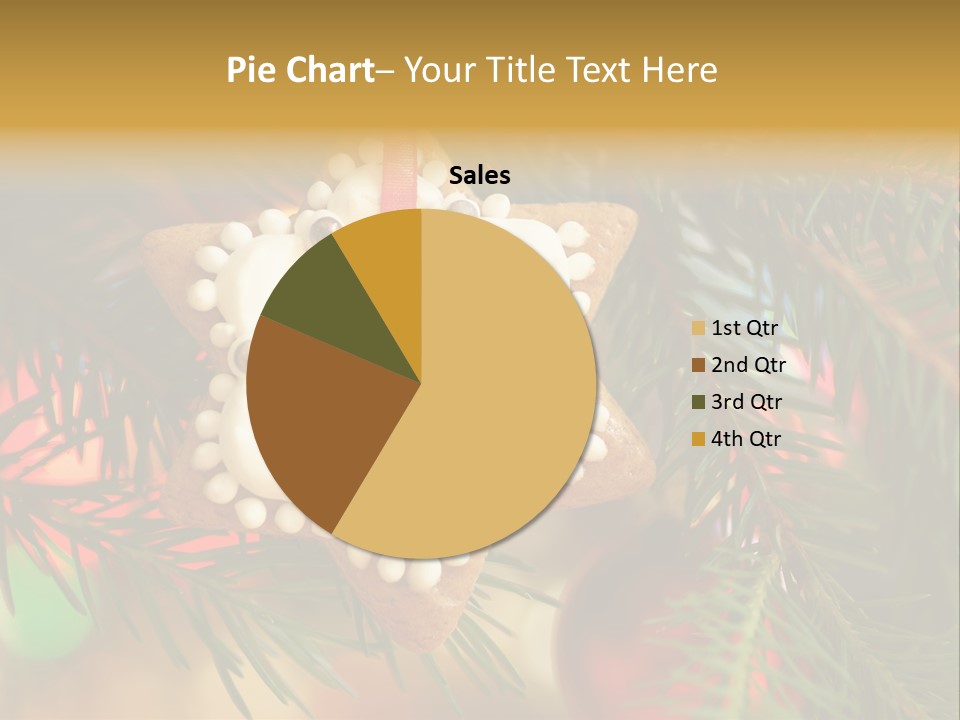 Ribbon Tree Hanging PowerPoint Template