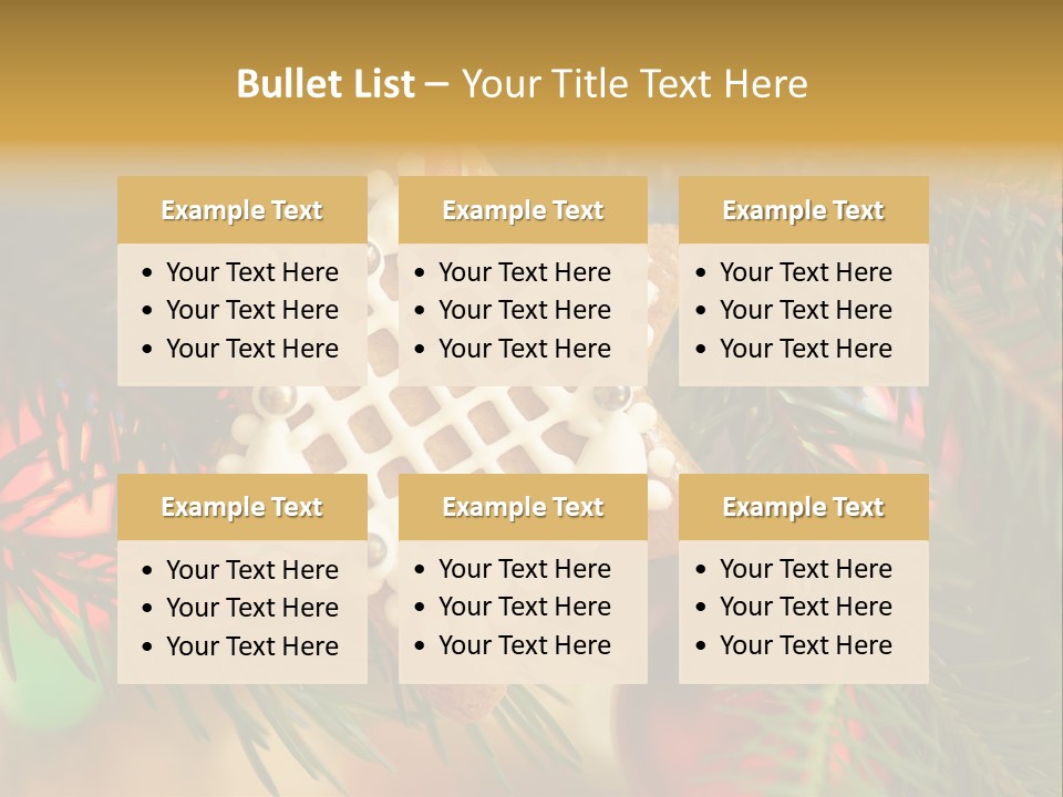 Ribbon Tree Hanging PowerPoint Template