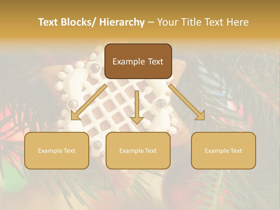 Ribbon Tree Hanging PowerPoint Template