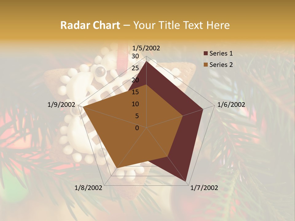 Ribbon Tree Hanging PowerPoint Template
