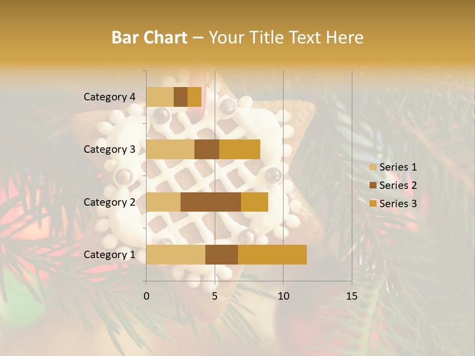 Ribbon Tree Hanging PowerPoint Template