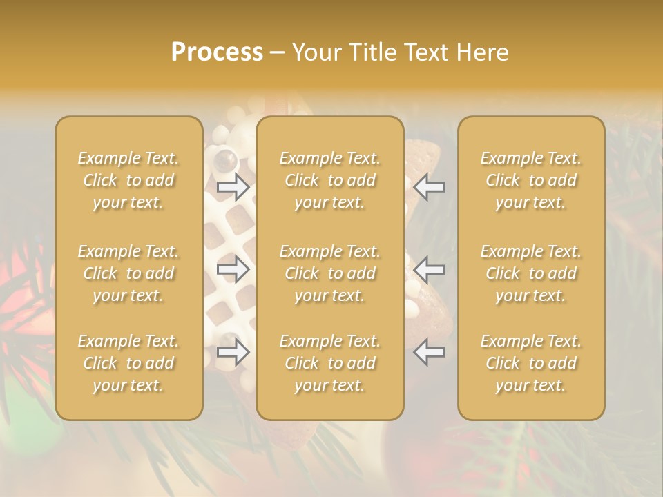 Ribbon Tree Hanging PowerPoint Template
