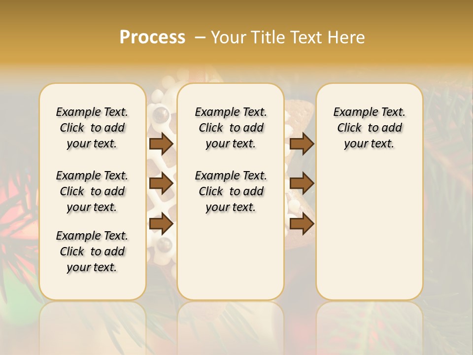 Ribbon Tree Hanging PowerPoint Template
