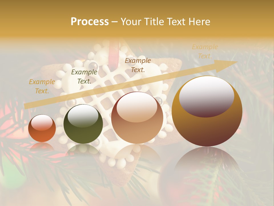Ribbon Tree Hanging PowerPoint Template