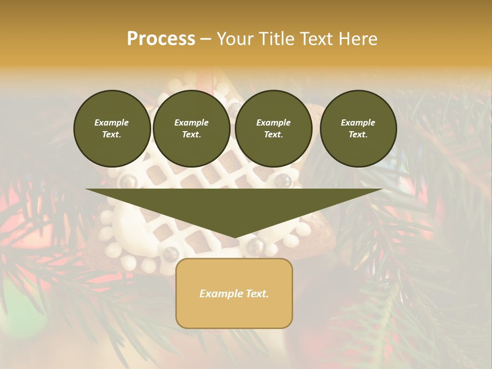 Ribbon Tree Hanging PowerPoint Template