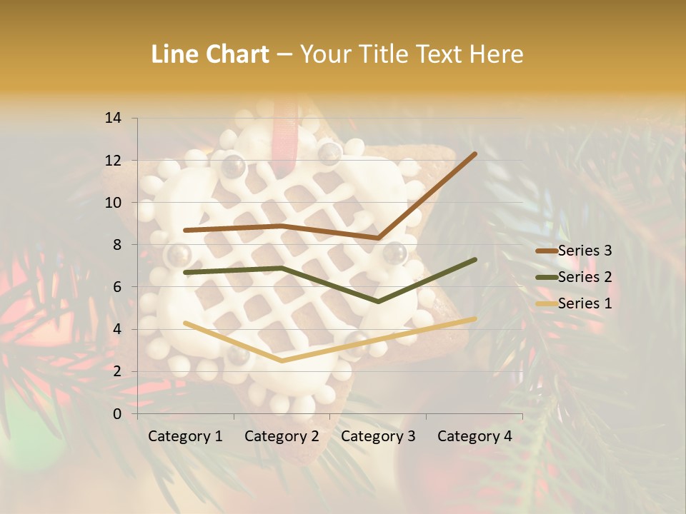 Ribbon Tree Hanging PowerPoint Template