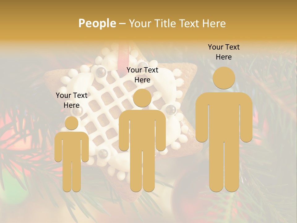 Ribbon Tree Hanging PowerPoint Template