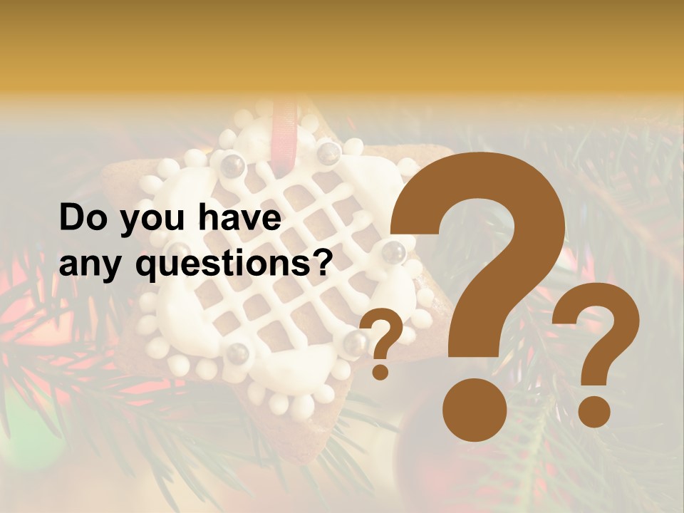 Ribbon Tree Hanging PowerPoint Template