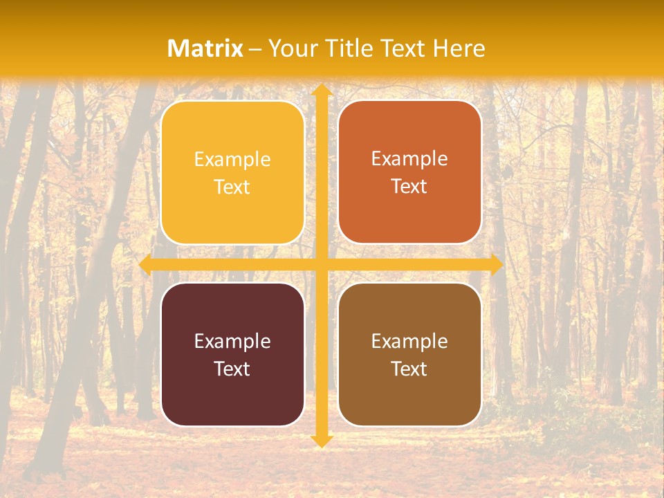 Forest Russia Road PowerPoint Template