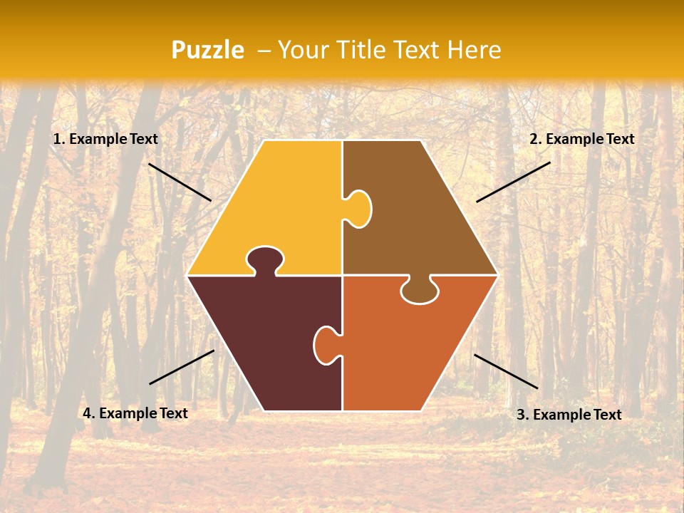 Forest Russia Road PowerPoint Template