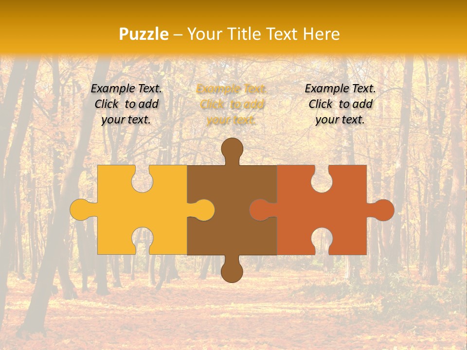 Forest Russia Road PowerPoint Template