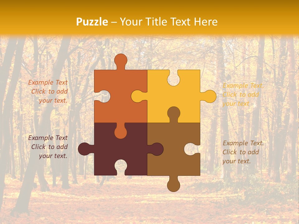 Forest Russia Road PowerPoint Template