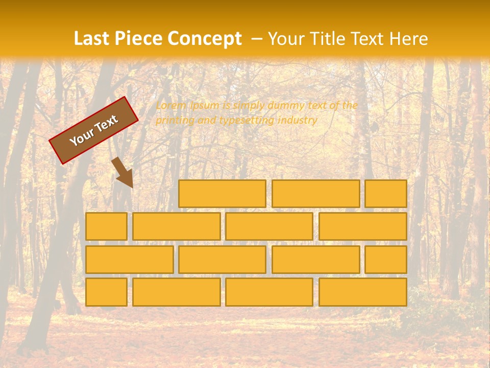 Forest Russia Road PowerPoint Template