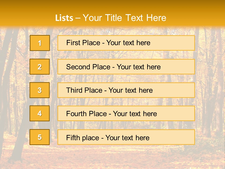 Forest Russia Road PowerPoint Template