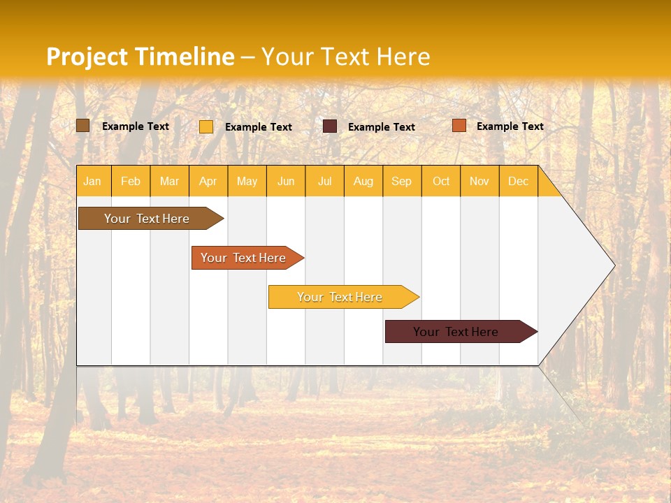 Forest Russia Road PowerPoint Template