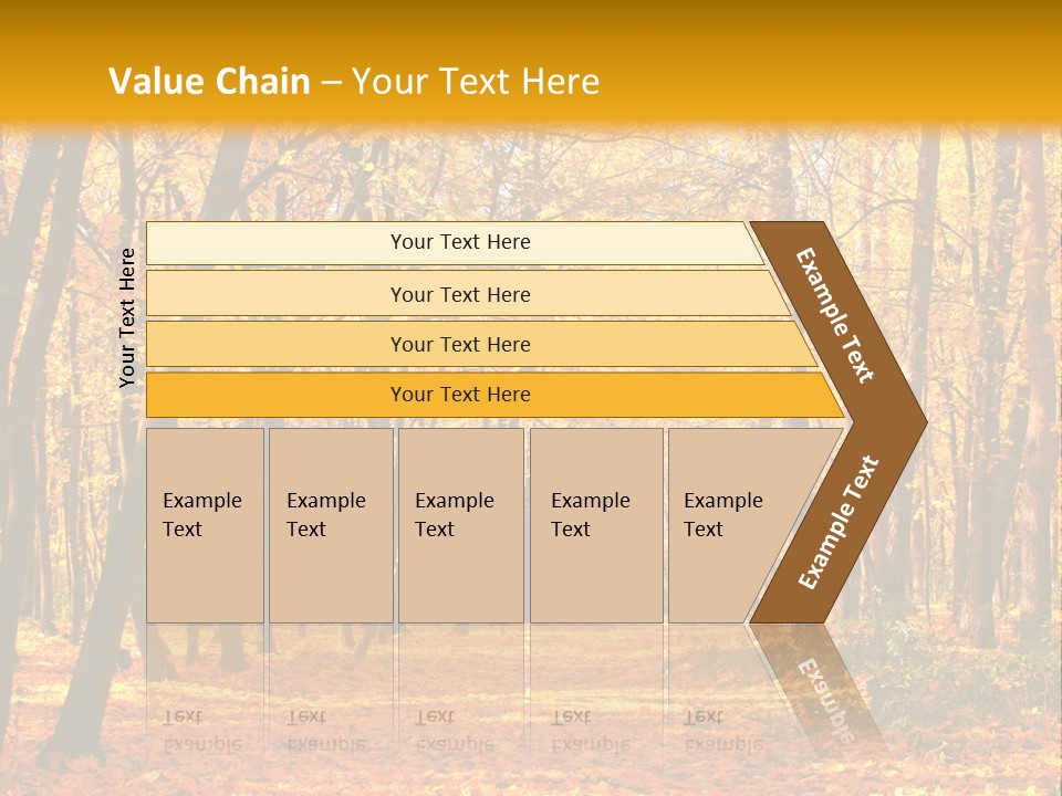 Forest Russia Road PowerPoint Template