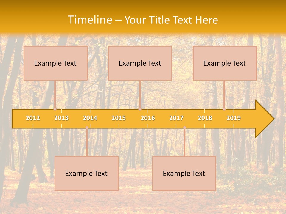 Forest Russia Road PowerPoint Template