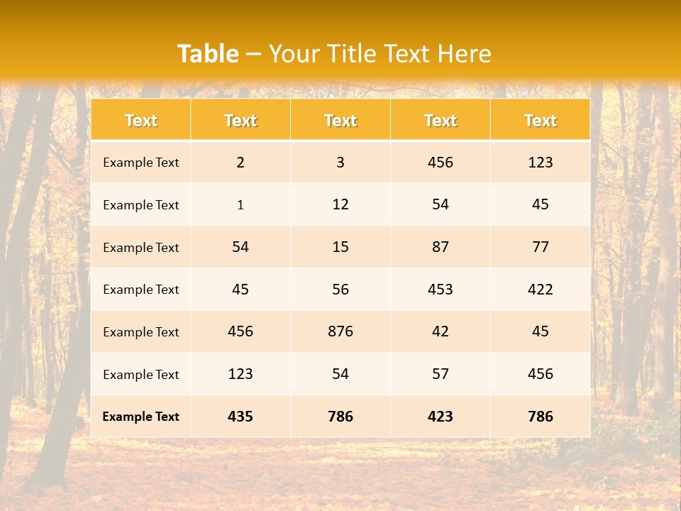 Forest Russia Road PowerPoint Template