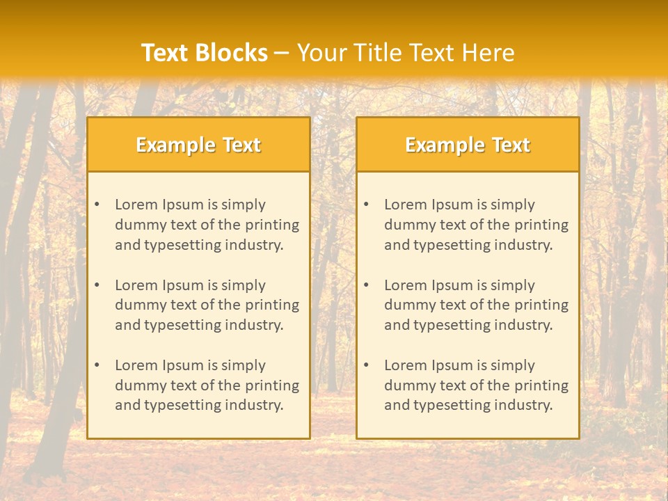 Forest Russia Road PowerPoint Template
