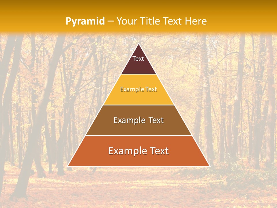 Forest Russia Road PowerPoint Template