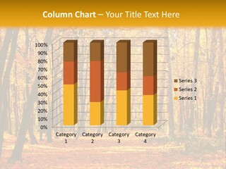 Forest Russia Road PowerPoint Template