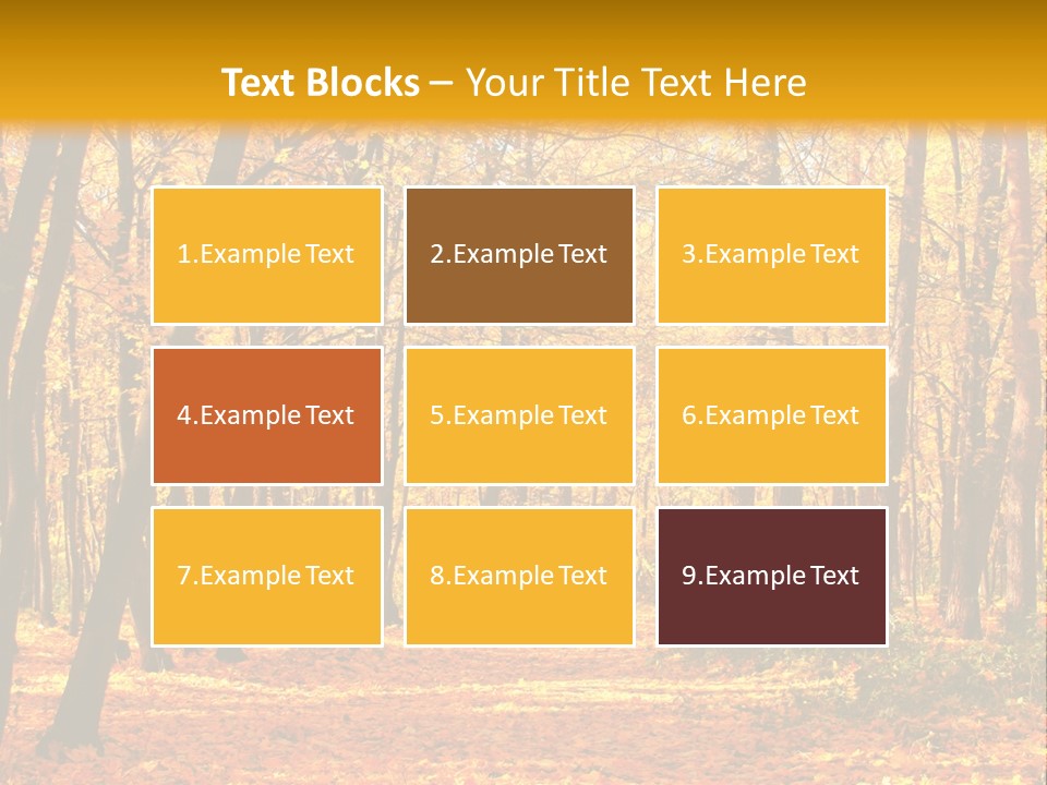 Forest Russia Road PowerPoint Template