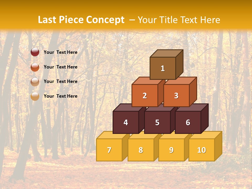 Forest Russia Road PowerPoint Template