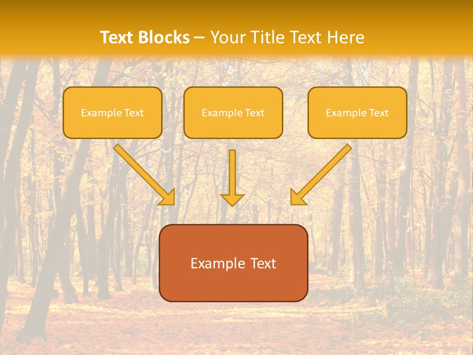 Forest Russia Road PowerPoint Template