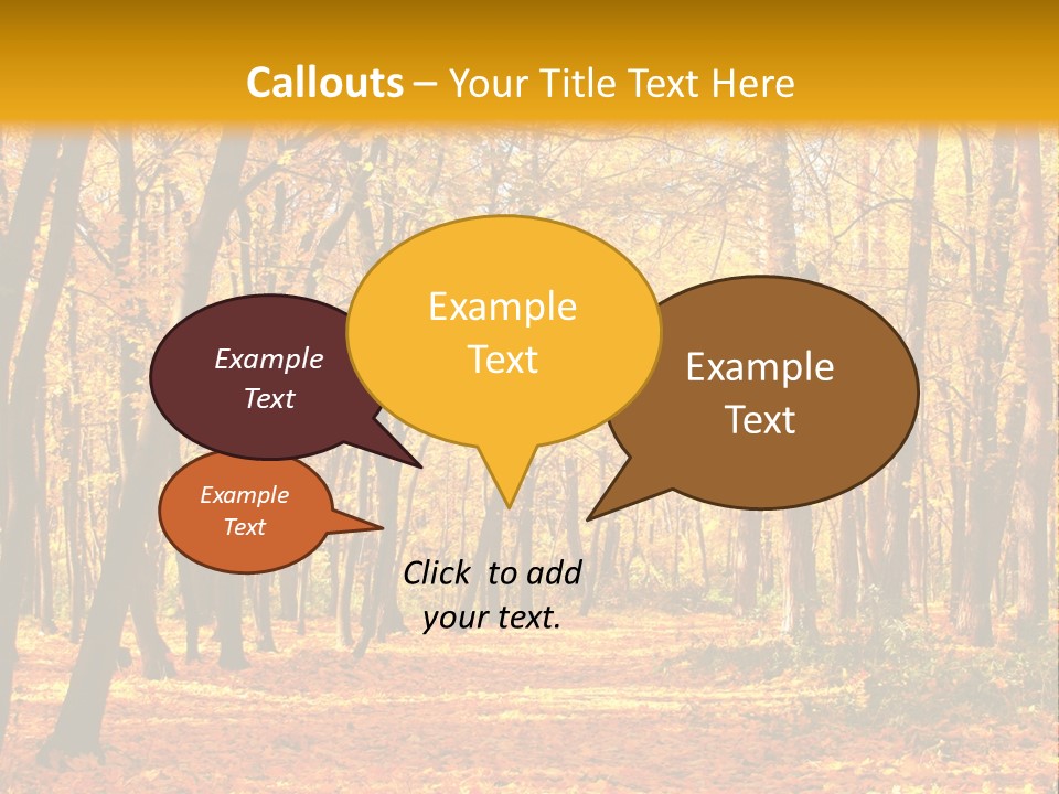 Forest Russia Road PowerPoint Template