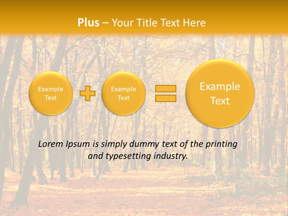 Forest Russia Road PowerPoint Template