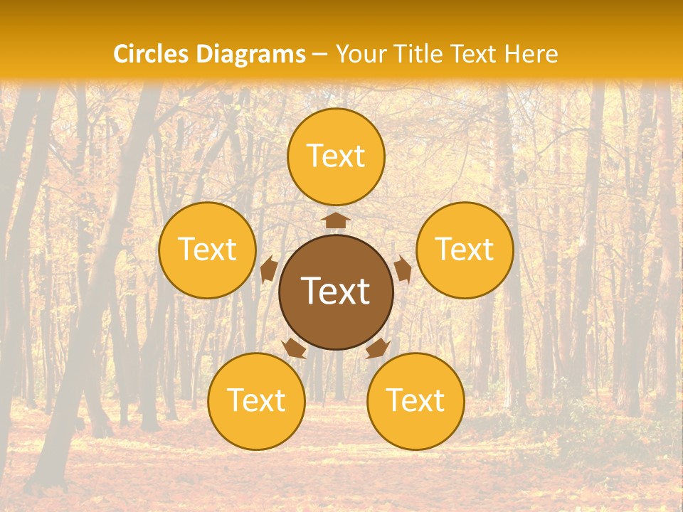 Forest Russia Road PowerPoint Template