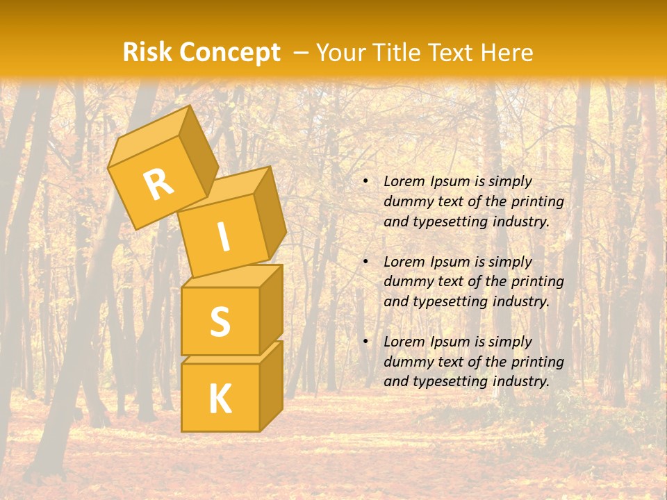 Forest Russia Road PowerPoint Template