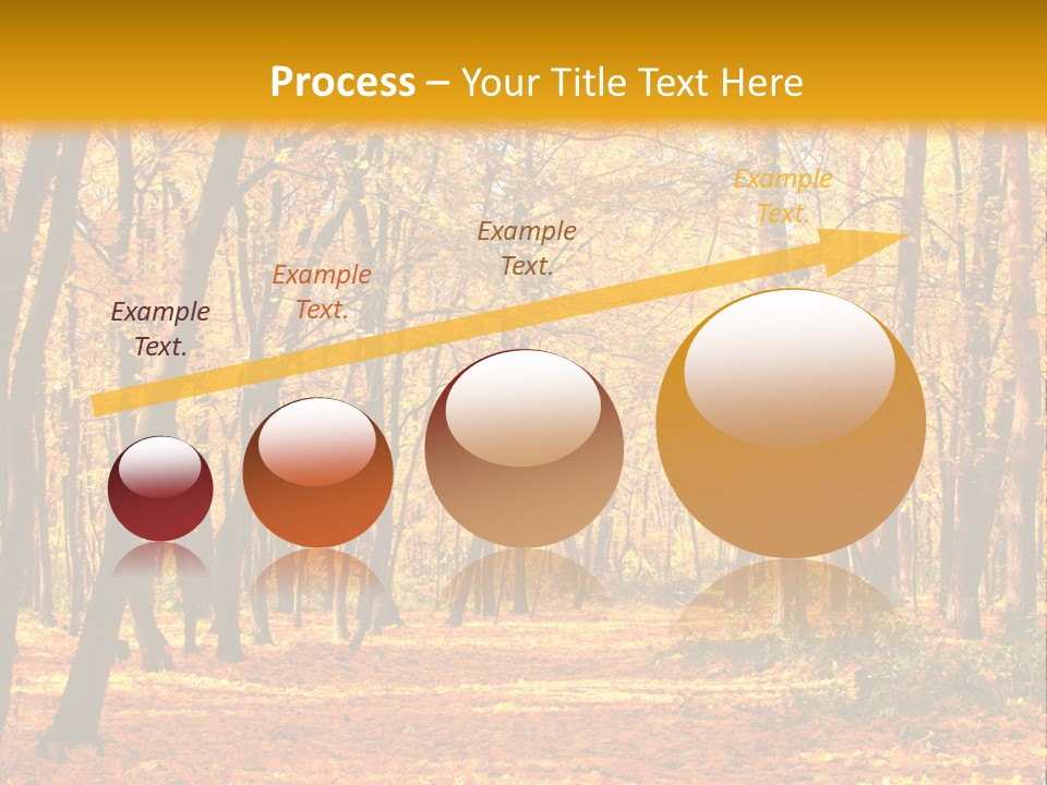 Forest Russia Road PowerPoint Template