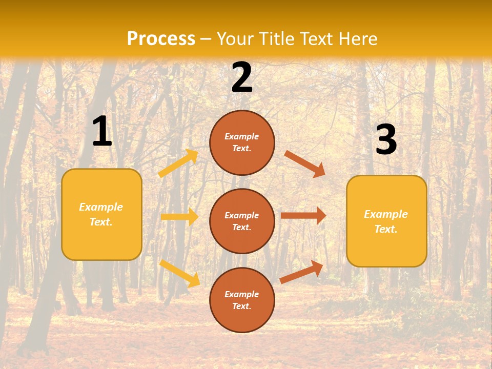 Forest Russia Road PowerPoint Template