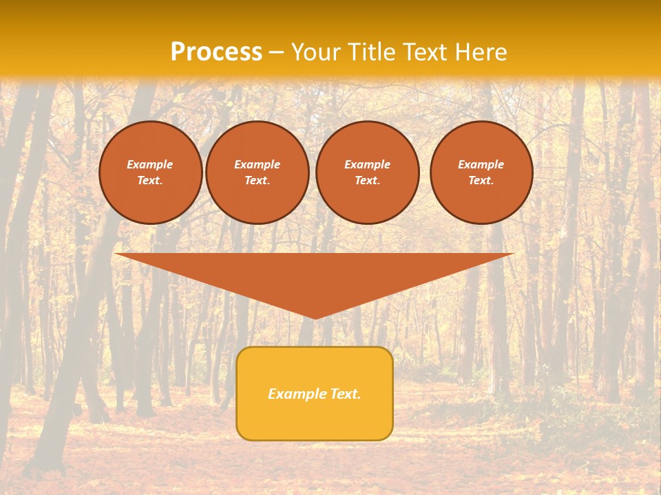 Forest Russia Road PowerPoint Template
