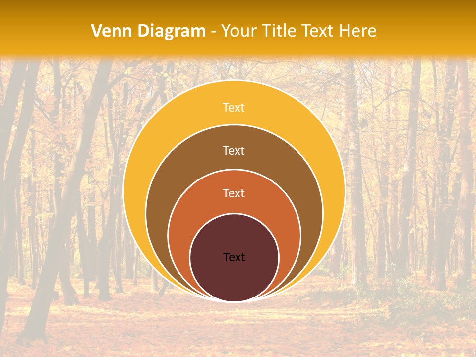 Forest Russia Road PowerPoint Template